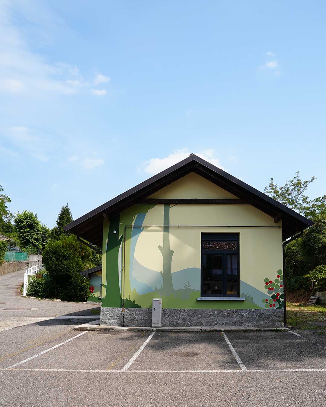 Asilo Pascoli a Varese: vista d'insieme degli spazi dell'asilo nido