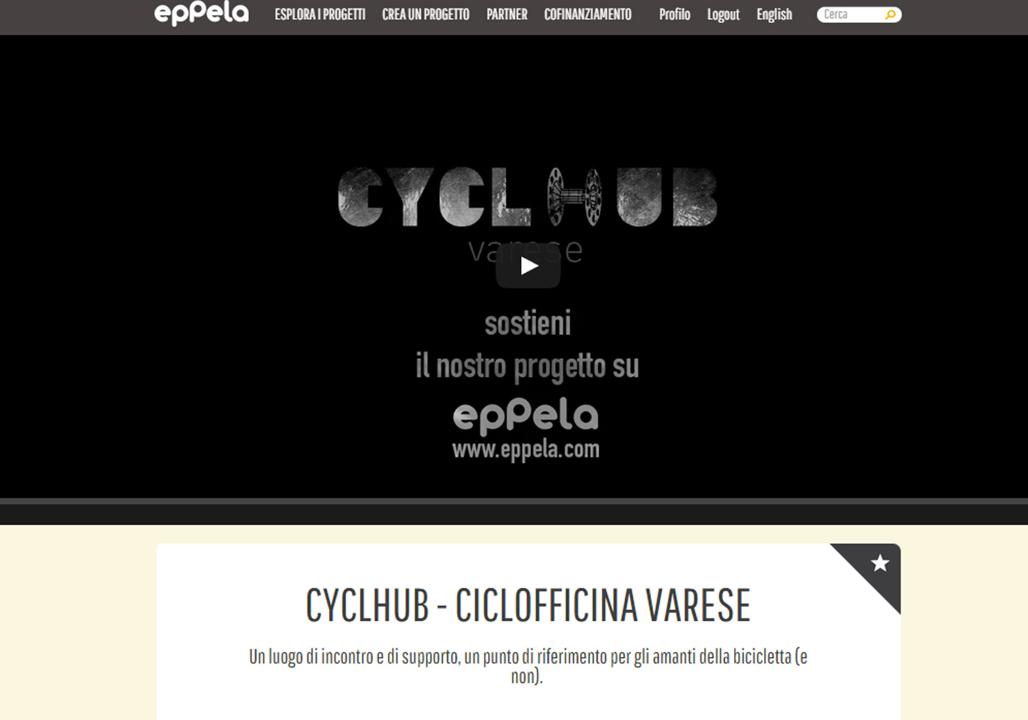 Vista complessiva dello spazio di relazione innescato da Cyclhub